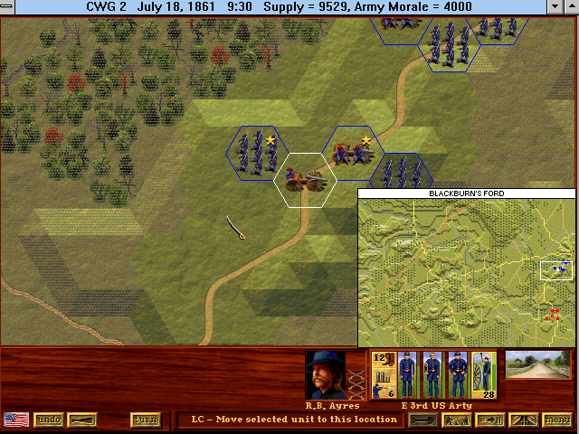 Gameplay of Grant - Lee - Sherman: Civil War 2: Generals