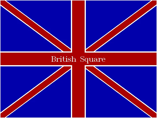 Box front of British Square