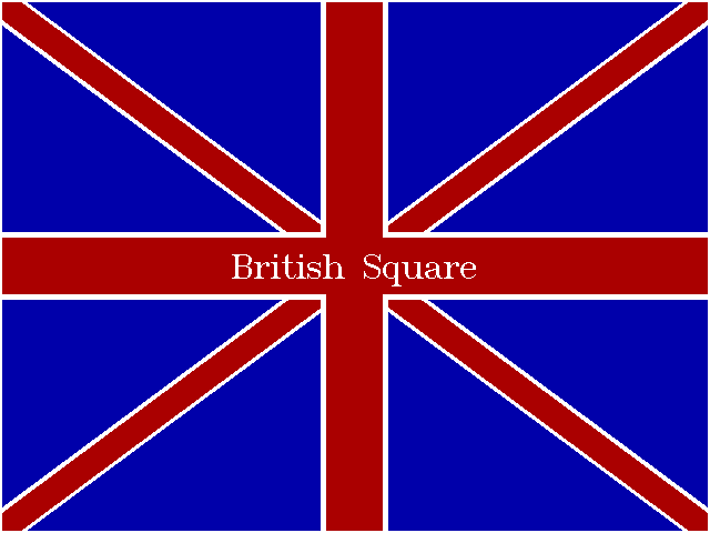 Title screen of British Square