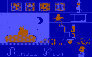 Title screen of Bumble Plot