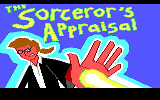 Title screen of The Sorceror's Appraisal