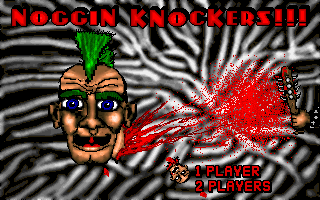 Title screen of Nogginknockers