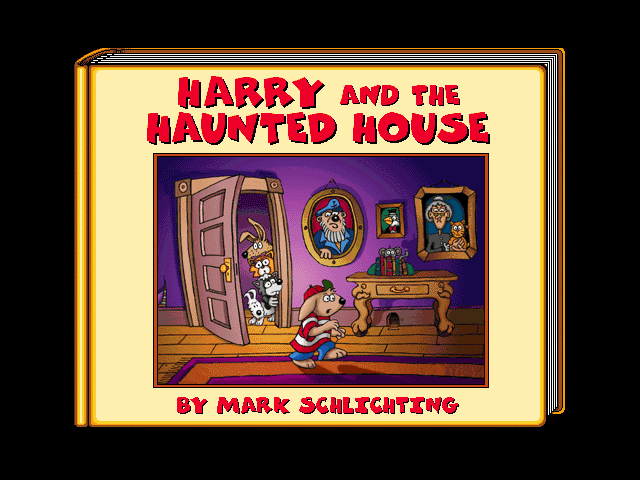 Title screen of Harry and the Haunted House