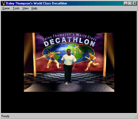 Title screen of Daley Thompson's World Class Decathlon