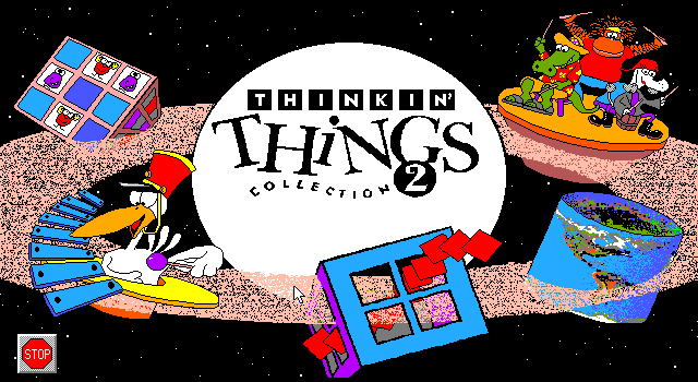 Title screen of Thinkin' Things Collection 2