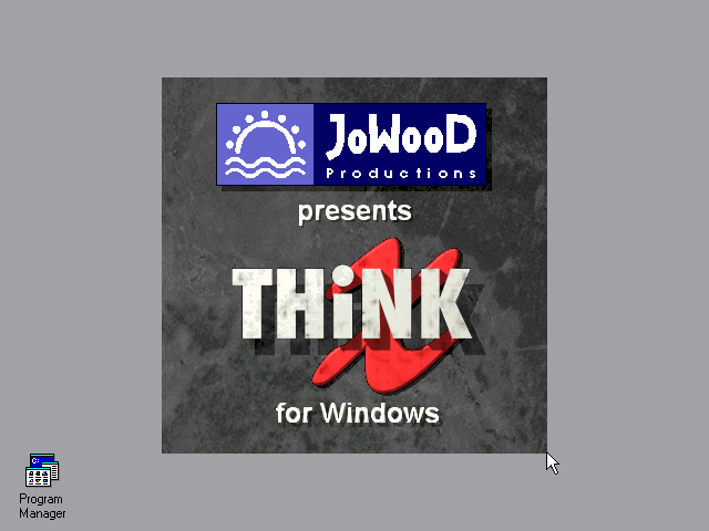 Title screen of THiNK-X