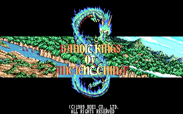 Title screen of Bandit Kings of Ancient China