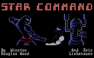 Title screen of Star Command