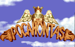 Title screen of Pocahontas