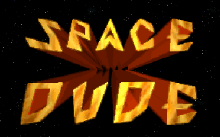 Title screen of Space Dude