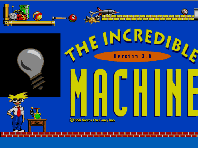 Title screen of The Incredible Machine 2