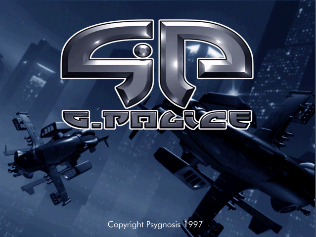 Title screen of G-Police