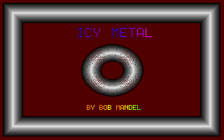 Title screen of Icy Metal
