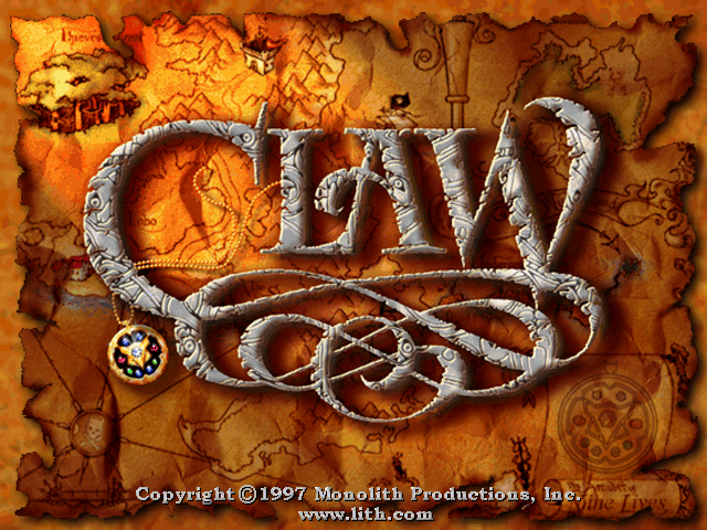 Title screen of Claw