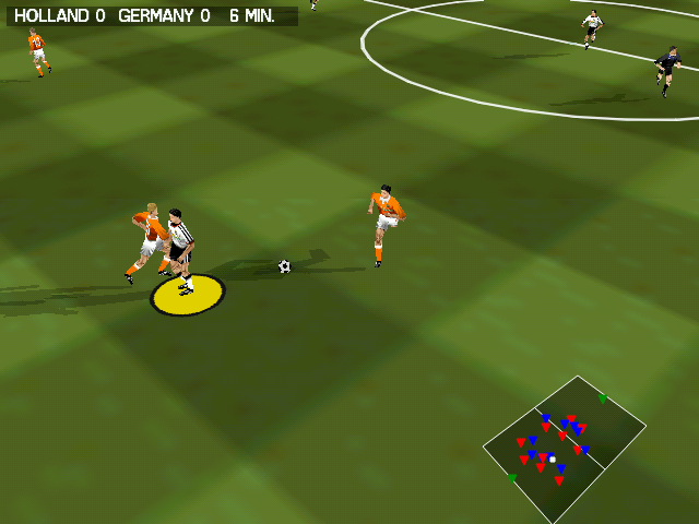 Gameplay of Actua Soccer 2