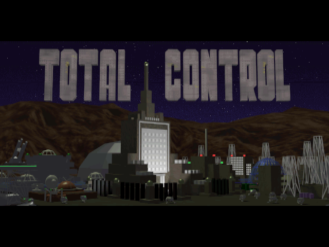 Title screen of Total Control