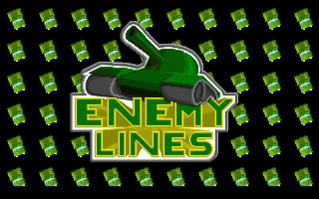 Title screen of Enemy Lines