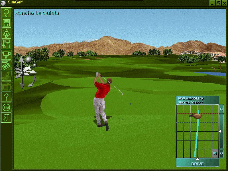 Gameplay of SimGolf