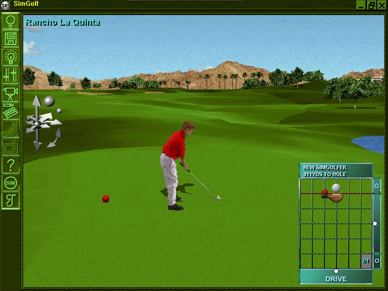 Gameplay of SimGolf