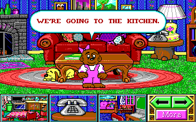 Gameplay of The Berenstain Bears: Treehouse Classroom