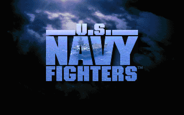 Title screen of U.S. Navy Fighters Gold