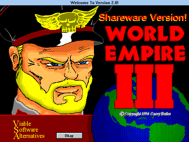 Title screen of World Empire III
