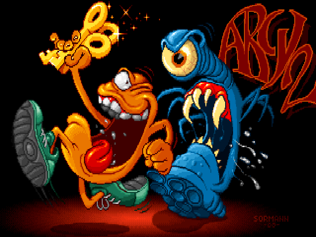 Title screen of Arcy 2
