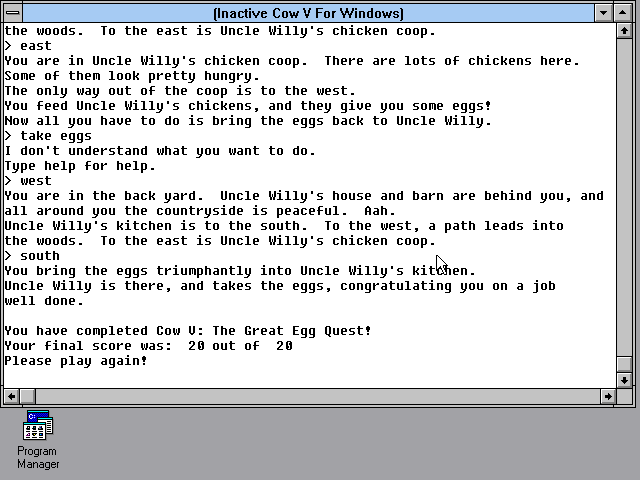 Gameplay of Cow V: The Great Egg Quest