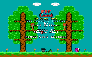 Title screen of ElfLand