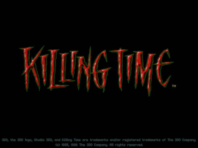 Title screen of Killing Time