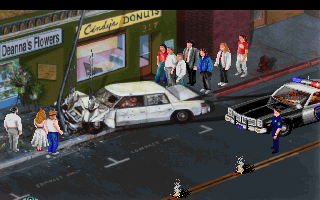 Gameplay of Police Quest: In Pursuit of the Death Angel (SCI Remake)