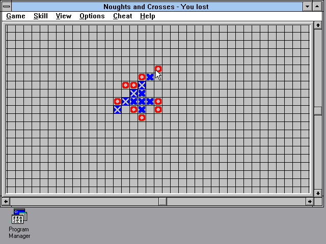 Gameplay of Noughts and Crosses