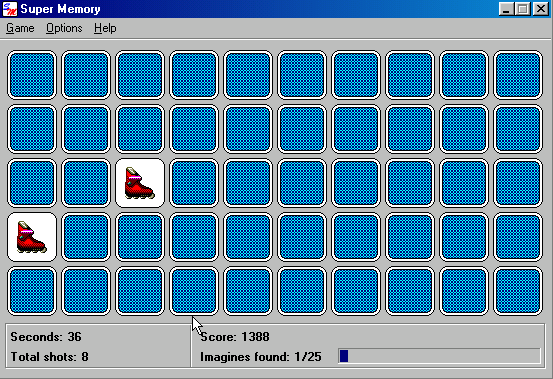 Gameplay of Super Memory