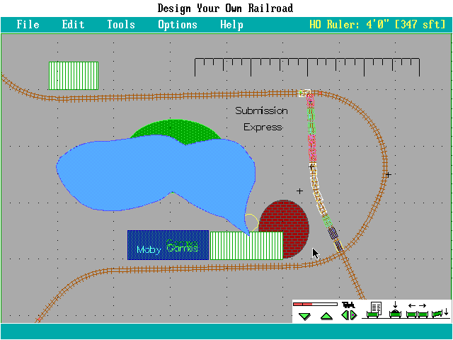 Gameplay of Design Your Own Railroad