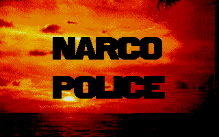 Title screen of Narco Police