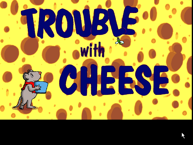 Title screen of Marty and the Trouble with Cheese