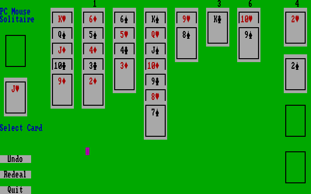 Gameplay of Klondike Solitaire