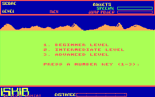Title screen of Iskib