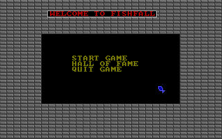 Title screen of Fishfall