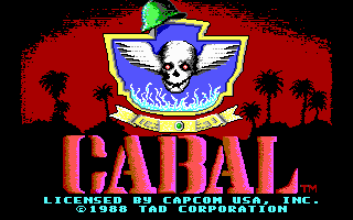 Title screen of Cabal