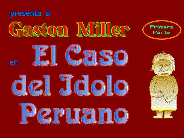 Title screen of Gaston Miller