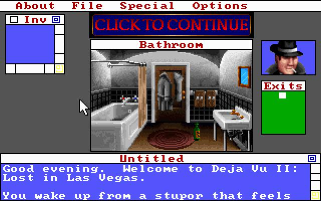 Gameplay of Deja Vu II: Lost in Las Vegas
