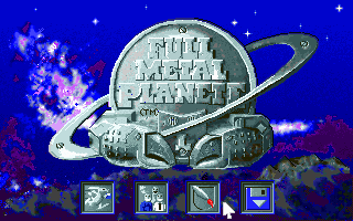 Title screen of Full Metal Planet