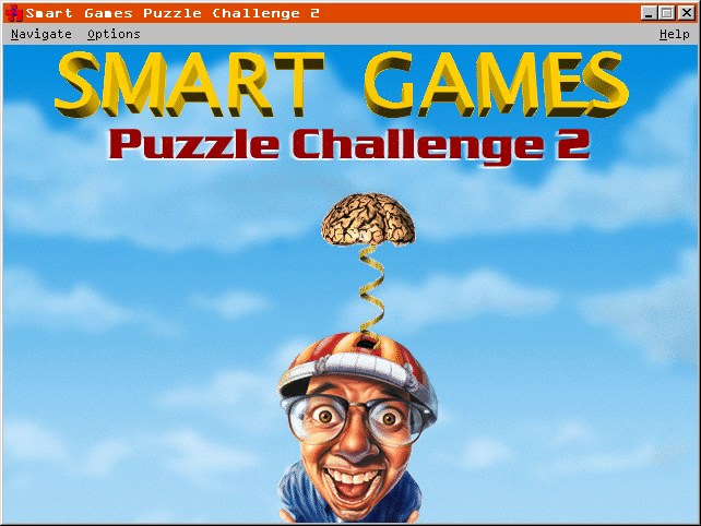 Title screen of Smart Games Puzzle Challenge 2