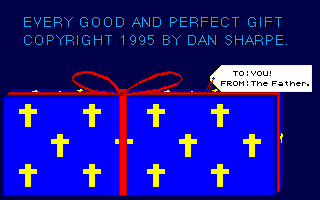Title screen of Every Good and Perfect Gift