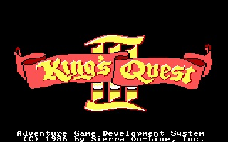 Title screen of King's Quest III: To Heir is Human