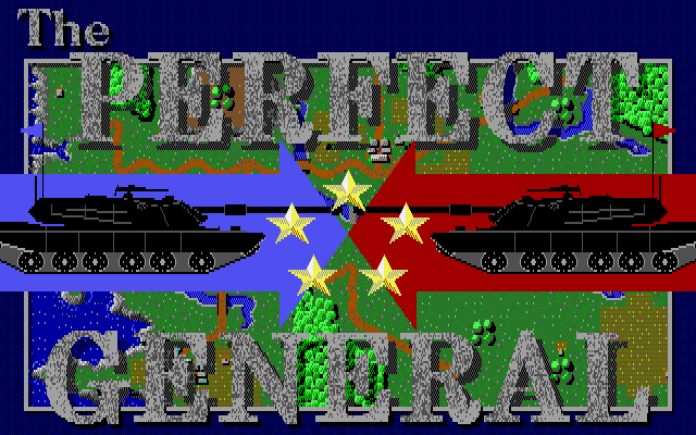 Title screen of The Perfect General