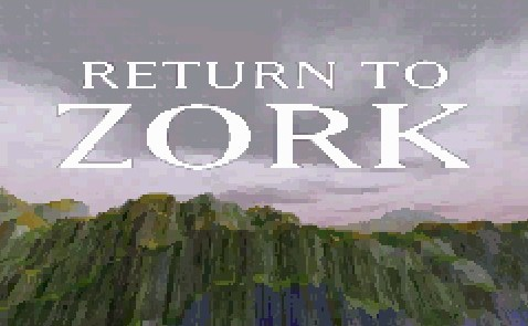 Title screen of Return to Zork