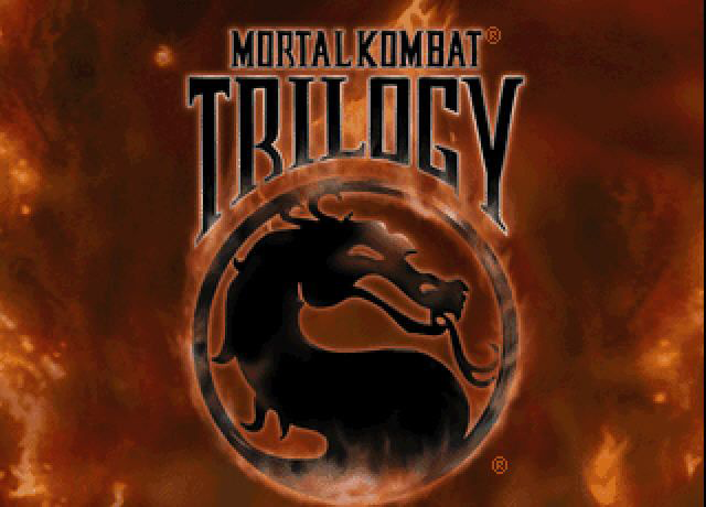 Title screen of Mortal Kombat Trilogy