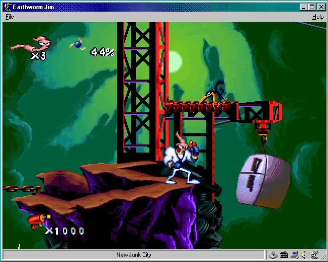 Gameplay of Earthworm Jim: Special Edition
